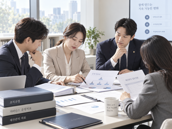80번대와 82번대 비교 및 세무서 제출서류를 검토하는 한국인 전문가