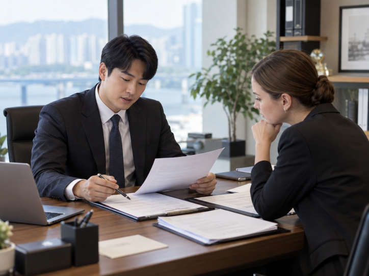 외교 공무 파견공문 재직 기관관계 서류 검토