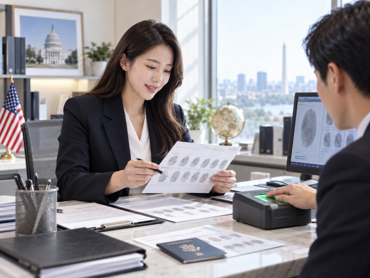 해외 신원조회 지문 본인확인 절차