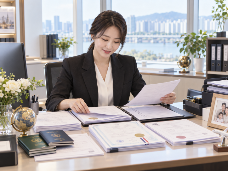 자녀 성명 국적 생년월일 불일치 검토