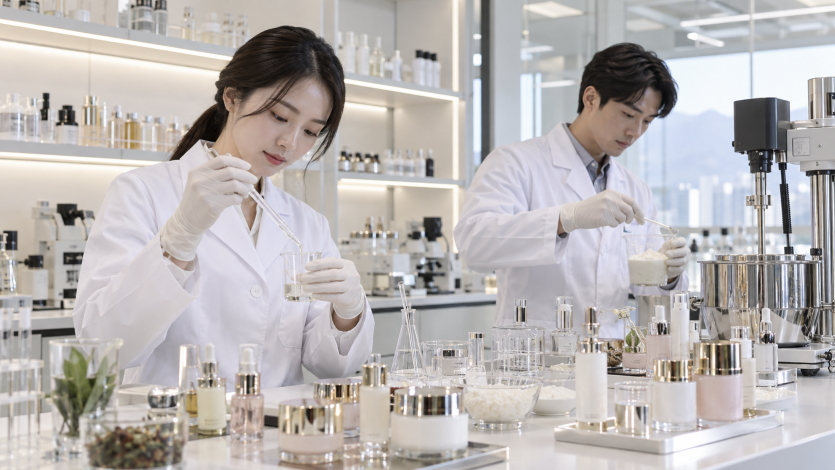 화장품 제조 충진 포장 생산공정