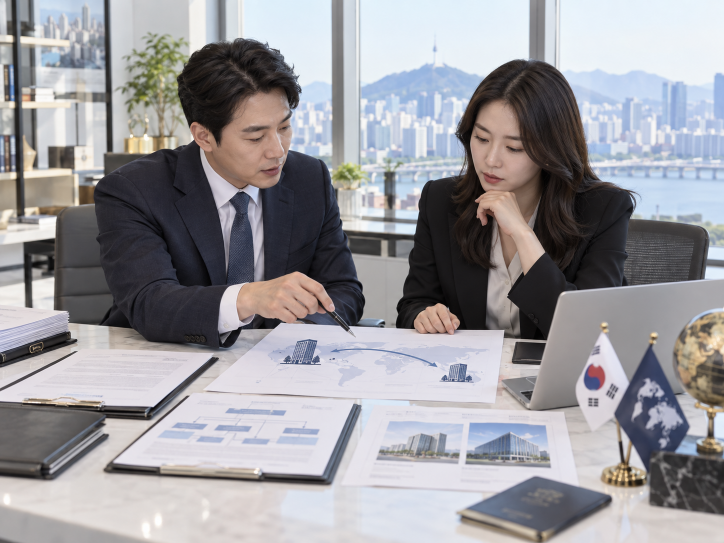 해외 본사와 한국 지사 계열회사 관계 검토
