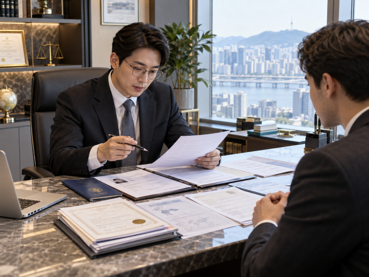 D-7 주재원 재직경력 파견명령 필수전문인력 검토