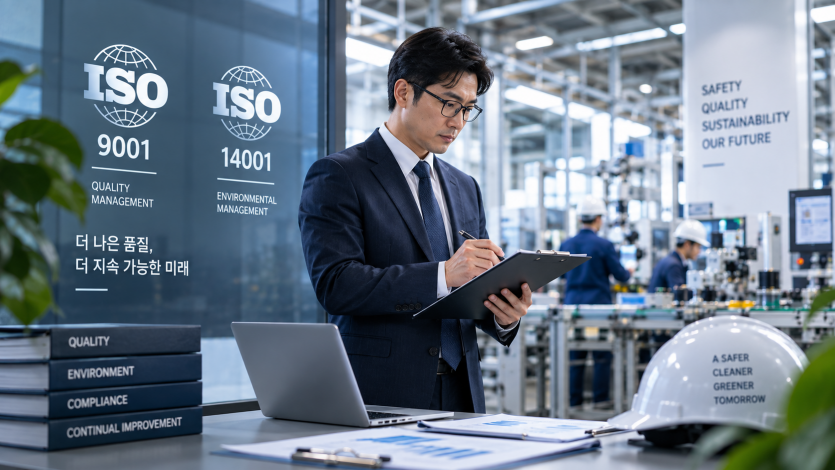 ISO 9001 14001 인증심사 진행