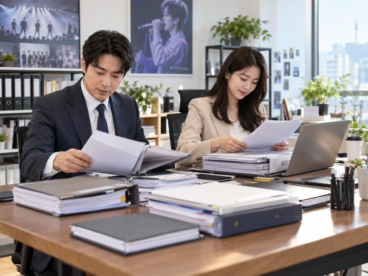 대중문화예술기획업 등록 후 변경등록 사후관리