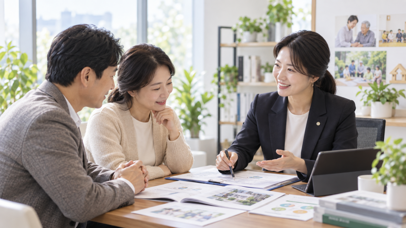 사회복지법인 목적사업 시설유형 기본재산을 검토하는 한국인 전문가